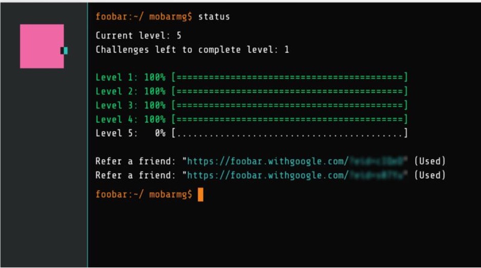 تجربتي مع تحدي Google Foobar